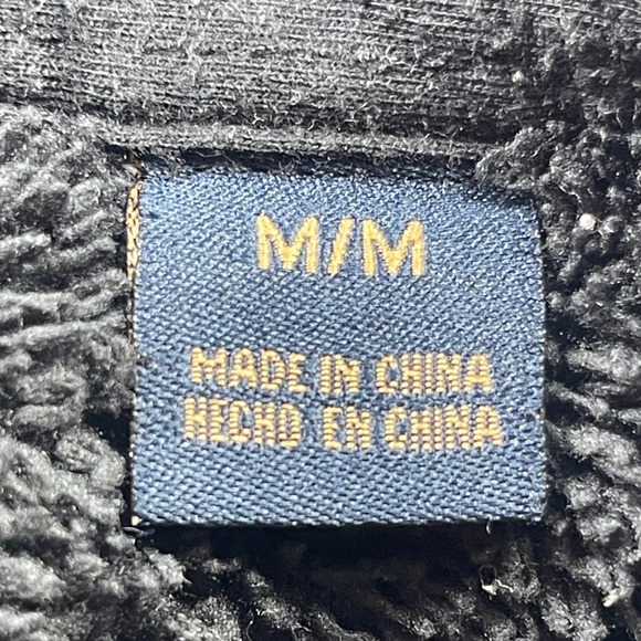 Freedom Foundry Mens Flannel Shirt Jacket Sherpa Lined Blue Plaid Medium - Picture 3 of 9